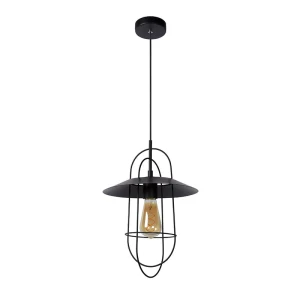 MASSON Czarna śr. 28cm. E27 Lampa wisząca