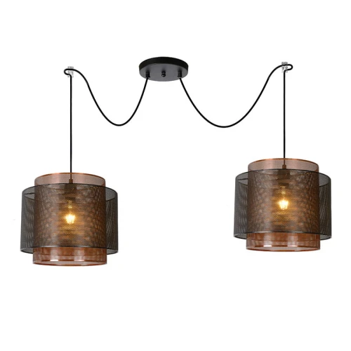 Lampa wisząca ORRIN Czarna 2xE27 śr. 34cm Lucide 024040230  5411212021885 lampynox noxbox www.lampynox.pl 1.jpg