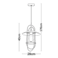 Lampa wisząca MASSON Czarna śr. 28cm. E27 Lucide 743090130  5411212740816 lampynox noxbox www.lampynox.pl 6.jpg