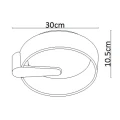 Lampa sufitowa ściemnialna czarna MIAMI LED DIM 12W śr. 30cm. 3000K Lucide 741063030  5411212740755 lampynox noxbox www.lampynox.pl 4.jpg