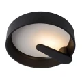 Lampa sufitowa ściemnialna czarna MIAMI LED DIM 15W śr. 40cm. 3000K Lucide 741064030  5411212740762 lampynox noxbox www.lampynox.pl 2.jpg