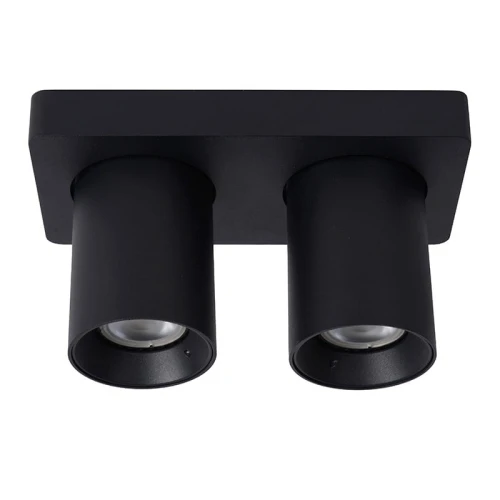 Spot ściemnialny NIGEL Czarny LED 2x5W DIM 2xGU10 Lucide 099291030  5411212092557 lampynox noxbox www.lampynox.pl 1.jpg