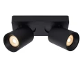 Spot ściemnialny NIGEL Czarny LED 2x5W DIM 2xGU10 Lucide 099291030  5411212092557 lampynox noxbox www.lampynox.pl 3.jpg