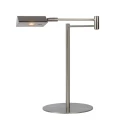 Lampka stołowa regulowana ściemnialna NUVOLA Satynowy chrom LED DIM 9W 3000K lampynox noxbox www.lampynox.pl 2.jpg
