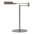 Lampka stołowa regulowana ściemnialna NUVOLA Satynowy chrom LED DIM 9W 3000K lampynox noxbox www.lampynox.pl 3.jpg