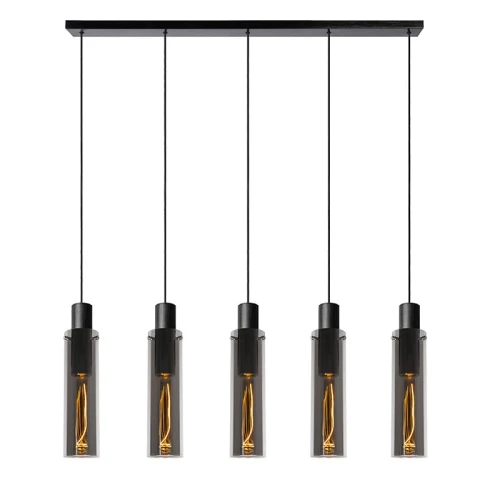 Lampa wisząca ORLANDO Szary przydymiony 5xE27 Lucide 744040565  5411212740748 lampynox noxbox www.lampynox.pl 1.jpg