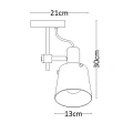 Spot QUINNY wys. 30cm. E27 Lucide 741070130  5411212740779 lampynox noxbox www.lampynox.pl 5.jpg