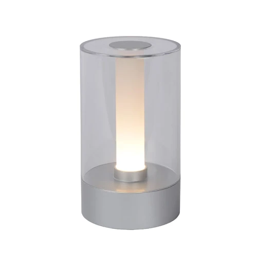 Lampka stołowa ściemnialna TRIBUN Satynowy chrom LED DIM 9W Lucide 265010312  5411212262714 lampynox noxbox www.lampynox.pl 1.jpg