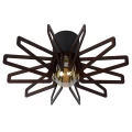 Lampa sufitowa ZIDANE Czarna E27 Lucide 771844530  5411212771001 lampynox noxbox www.lampynox.pl 1.jpg