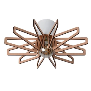 ZIDANE Jasne drewno E27 Lampa sufitowa