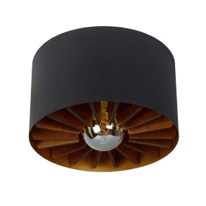 ZIDANE Czarna śr. 30cm. E27 Lampa sufitowa