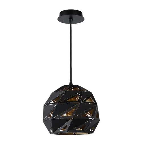Lampa wisząca MALUNGA Czarna E27 Lucide 214152530  5411212210951 lampynox noxbox www.lampynox.pl 2.jpg