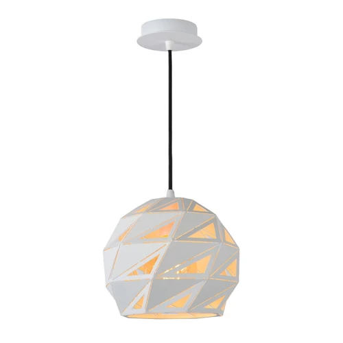 Lampa wisząca MALUNGA Biała E27 Lucide 214152531  5411212210968 lampynox noxbox www.lampynox.pl 1.jpg