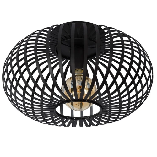Lampa sufitowa MANUELA Czarna śr. 40cm. E27 Lucide 781744030  5411212782342 lampynox noxbox www.lampynox.pl 1.jpg