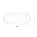 Lampa sufitowa MANUELA Czarna śr. 40cm. E27 Lucide 781744030  5411212782342 lampynox noxbox www.lampynox.pl 7.jpg