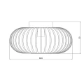 Lampa sufitowa MANUELA Biała śr. 40cm. E27 Lucide 781744031  5411212782359 lampynox noxbox www.lampynox.pl 5.jpg
