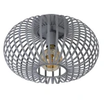 MANUELA Szara śr. 40cm. E27 Lampa sufitowa