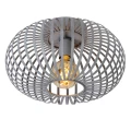 Lampa sufitowa MANUELA Szara śr. 40cm. E27 Lucide 781744036  5411212782588 lampynox noxbox www.lampynox.pl 2.jpg