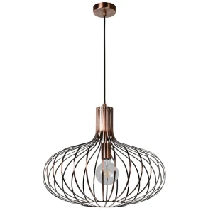 MANUELA Miedziana śr. 50cm. E27 Lampa wisząca