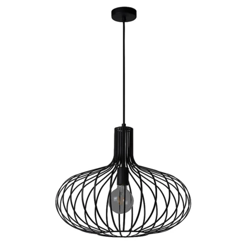Lampa wisząca MANUELA Czarna śr. 50cm. E27 Lucide 783745030  5411212782045 lampynox noxbox www.lampynox.pl 1.jpg
