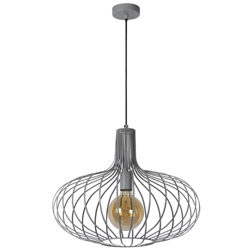 Lampa wisząca MANUELA Szara śr. 50cm. E27 Lucide 783745036  5411212782328 lampynox noxbox www.lampynox.pl 1.jpg