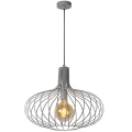 Lampa wisząca MANUELA Szara śr. 50cm. E27 Lucide 783745036  5411212782328 lampynox noxbox www.lampynox.pl 2.jpg