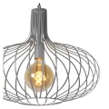 Lampa wisząca MANUELA Szara śr. 50cm. E27 Lucide 783745036  5411212782328 lampynox noxbox www.lampynox.pl 4.jpg