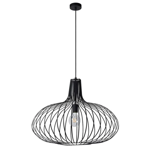Lampa wisząca MANUELA Czarna śr. 65cm. E27 Lucide 783746530  5411212781857 lampynox noxbox www.lampynox.pl 1.jpg