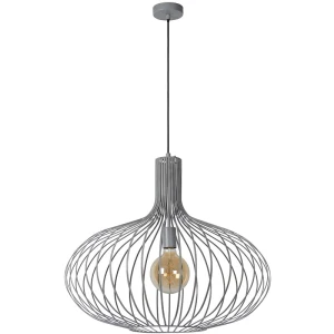 MANUELA Szara śr. 65cm. E27 Lampa wisząca