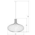 Lampa wisząca MANUELA Szara śr. 65cm. E27 Lucide 783746536  5411212782335 lampynox noxbox www.lampynox.pl 6.jpg