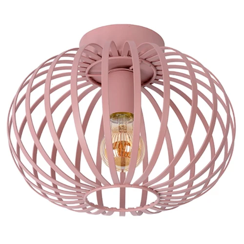 Lampa sufitowa dziecięca MERLINA Różowa śr. 30cm. E27 Lucide 781933066  5411212782557 lampynox noxbox www.lampynox.pl 1.jpg