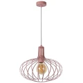 Lampa wisząca MERLINA Różowa śr. 38cm. E27 Lucide 783933866  5411212782571 lampynox noxbox www.lampynox.pl 1.jpg