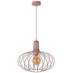 MERLINA Różowa śr. 38cm. E27 Lampa wisząca