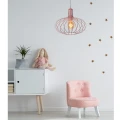 Lampa wisząca MERLINA Różowa śr. 38cm. E27 Lucide 783933866  5411212782571 lampynox noxbox www.lampynox.pl 7.jpg