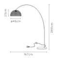 Lampa podłogowa stojąca MESH Czarna E27 Lucide 307730130  5411212302519 lampynox noxbox www.lampynox.pl 9.jpg