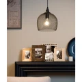 Lampa wisząca MESH Czarna śr. 24cm. E27 Lucide 434042230  5411212430380 lampynox noxbox www.lampynox.pl 5.jpg