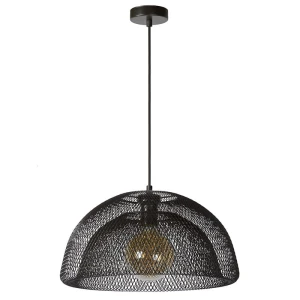MESH Czarna śr. 46cm. E27 Lampa wisząca