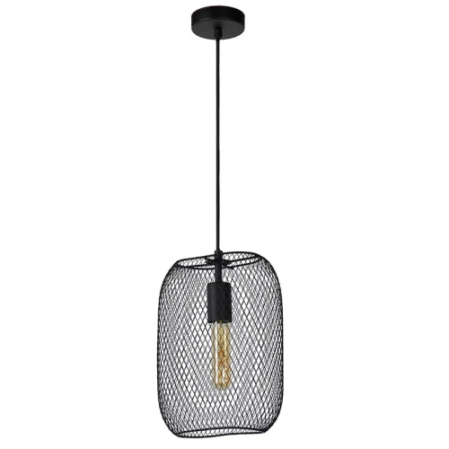 Lampa wisząca MESH Czarna szer. 23,5cm. E27 Lucide 783920130  5411212782533 lampynox noxbox www.lampynox.pl 1.jpg
