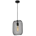 Lampa wisząca MESH Czarna szer. 23,5cm. E27 Lucide 783920130  5411212782533 lampynox noxbox www.lampynox.pl 3.jpg