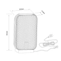Lampka stołowa MESH Czarna E27 Lucide 785920130  5411212782540 lampynox noxbox www.lampynox.pl 6.jpg