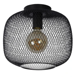 MESH Czarna śr. 30cm. E27 Lampa sufitowa