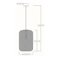 Lampa wisząca MESH Matowe złoto śr. 35cm. E27 Lucide 453853502  5411212451156 lampynox noxbox www.lampynox.pl 8.jpg