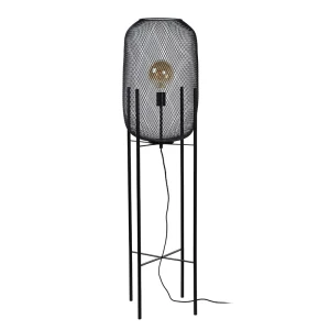 MESH czarna śr. 35cm. E27 Lampa podłogowa stojąca