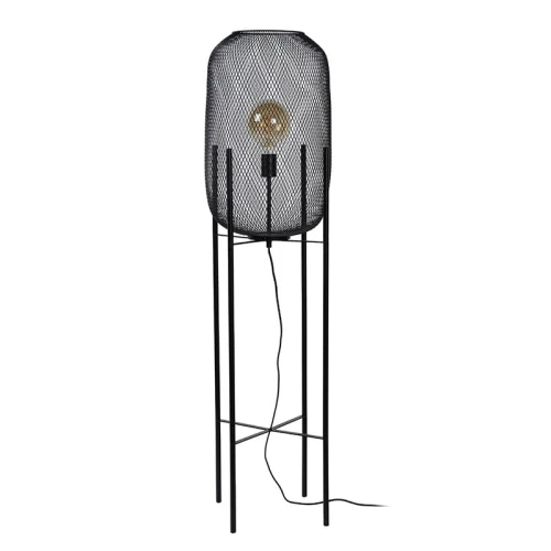Lampa podłogowa stojąca MESH czarna śr. 35cm. E27 Lucide 457850130  54112124512 lampynox noxbox www.lampynox.pl 1.jpg