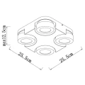 Spot ściemnialny MITRAX LED DIM 4x5W 3000K Lucide 331581931  5411212333834 lampynox noxbox www.lampynox.pl 5.jpg