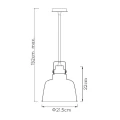 Lampa wisząca NAUT Mosiądz E27 Lucide 214132117  5411212210920 lampynox noxbox www.lampynox.pl 6.jpg