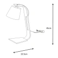 Lampka stołowa NORDIC Czarna E14 Lucide 065028130  5411212060822 lampynox noxbox www.lampynox.pl 5.jpg