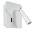 Kinkiet ruchomy z gniazdem ładowania USB OREGON Biały LED 3W Lucide 772820331  5411212770943 lampynox noxbox www.lampynox.pl 1.jpg