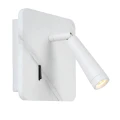 Kinkiet ruchomy z gniazdem ładowania USB OREGON Biały LED 3W Lucide 772820331  5411212770943 lampynox noxbox www.lampynox.pl 2.jpg