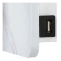 Kinkiet ruchomy z gniazdem ładowania USB OREGON Biały LED 3W Lucide 772820331  5411212770943 lampynox noxbox www.lampynox.pl 5.jpg